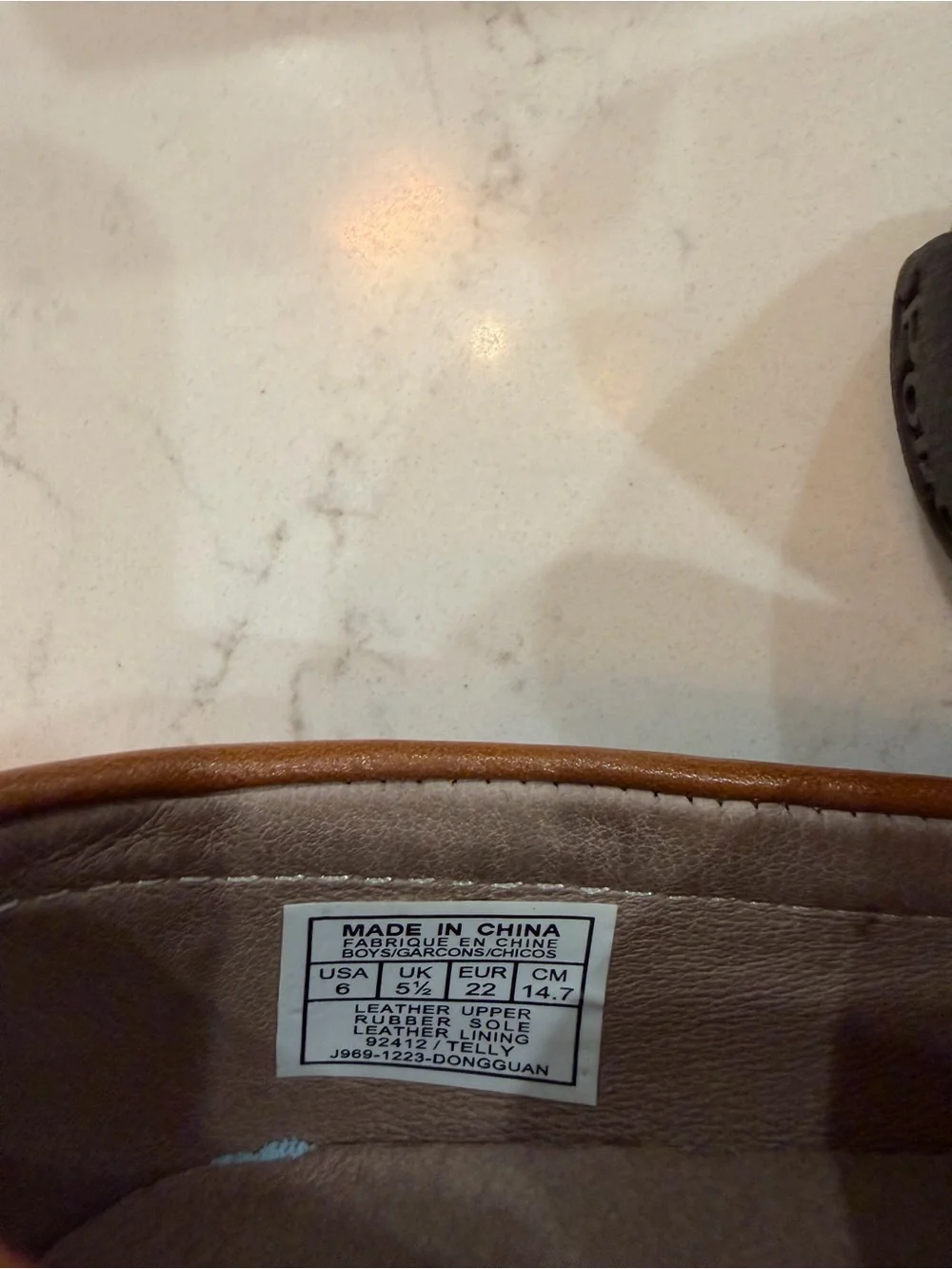 Polo Ralph Lauren Telly Leather Penny Loafer Size: 6 (toddler)